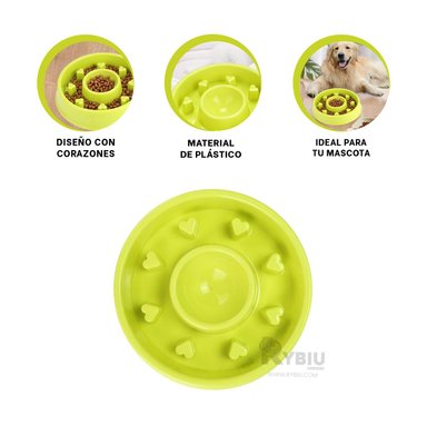 COMEDERO MA31306 RYBIU SOSEGANTE VERDE + ENVOLTORIO REGALO