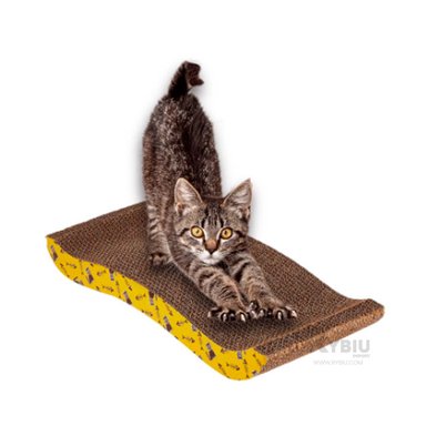 RASCADOR CARTÓN GATOS 264/1672 FROTADOR EFICAZ + REGALO LIGAS PEINAR RYBIU