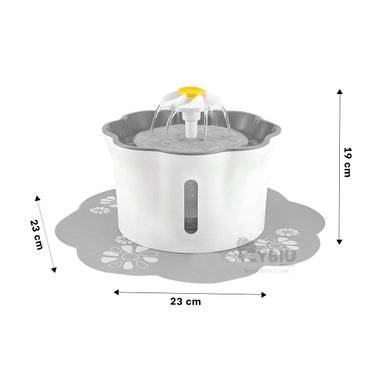 ABREVADERO PERRO Y GATO MA31421 RYBIU MODERNO PET PLOMO + LIGAS REGALO