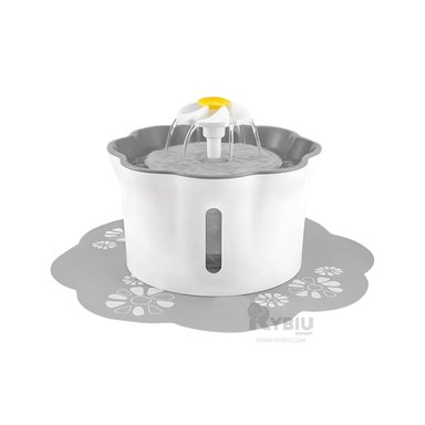 BEBEDERO PERRO Y GATO MA31421 RYBIU COLOCAR AGUA FRESCA PLOMO + GIFT MINIAGENDA