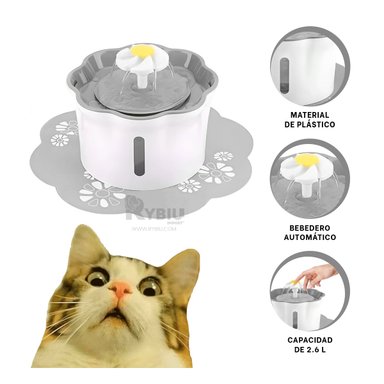 ABREVADERO PERRO Y GATO MA31421 RYBIU PET DINAMICO PLOMO + POST-IT ADHESIVOS