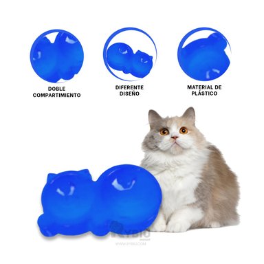 PLATILLO GATO MA31288 RYBIU VERSATIL TALLA M AZUL + POST-IT ADHESIVOS