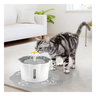 FUENTE PERRO Y GATO MA31421 RYBIU INNOVADORA Y VERSATIL PLOMO + PAPEL REGALO