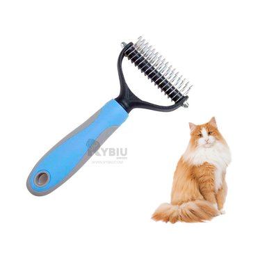 PEINETA RYBIU MA29855 SUAVE MASCOTA MEDIANO EN CELESTE + STICKERS