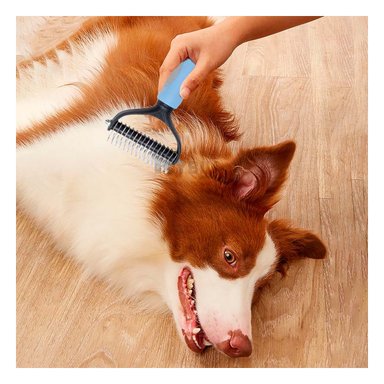 CEPILLO RYBIU MA29855 MODERNO CAN MEDIANO EN CELESTE + PAPEL REGALO