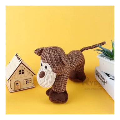 PELUCHE PERROS MA30068 SENSORIAL Y SUAVE MARRON + PAPEL REGALO RYBIU