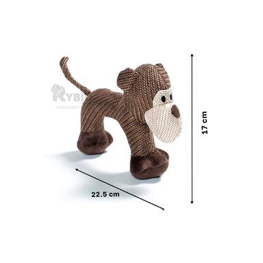 MUÑECO PERROS MA30068 CON ESTILO MINIMALISTA MARRON + BANDERITAS ADHESIVAS RYBIU