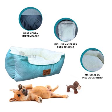 COLCHON PERROS GATOS MA32264 PET VERDE HADE PERLA TALLA M RYBIU + REGALO AGENDITA