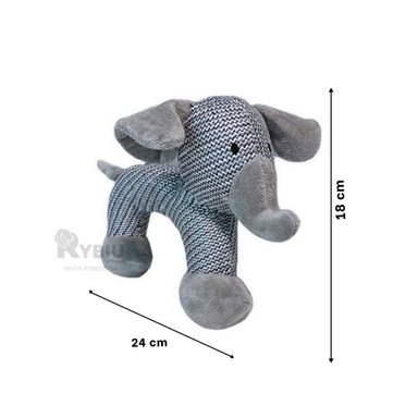 MUÑECO PERROS Y GATOS MA30067 ALGODON PLOMO + BANDERITAS ADHESIVAS RYBIU