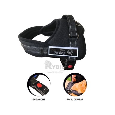 CORREA PERROS MA30977 RYBIU ASA TALLA XL EN AMARILLO + ENVOLTORIO REGALO