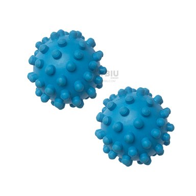 PELOTA CAUCHO PERROS MA31156 CELESTE + REGALO STICKERS RYBIU