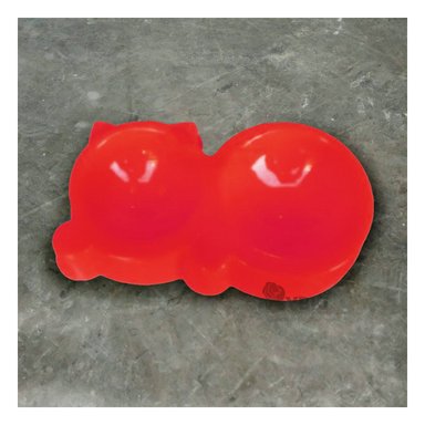 PLATO COMIDA GATO MA31289 RYBIU DOBLE M ROJO + PAPEL REGALO