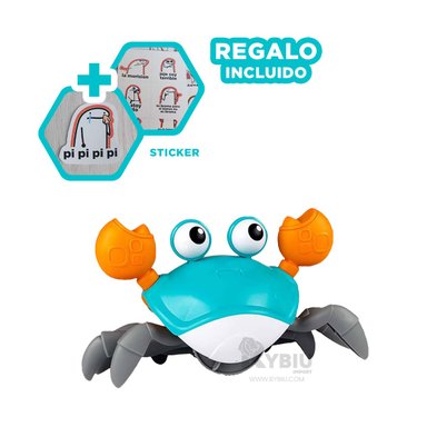 JUGUETE PARA TINA A CUERDA COLOR CELESTE Y+REGALO STICKERS