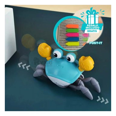 MUÑECO IDEAL PARA NIÑO COLOR CELESTE Y+POST-IT ADHESIVOS