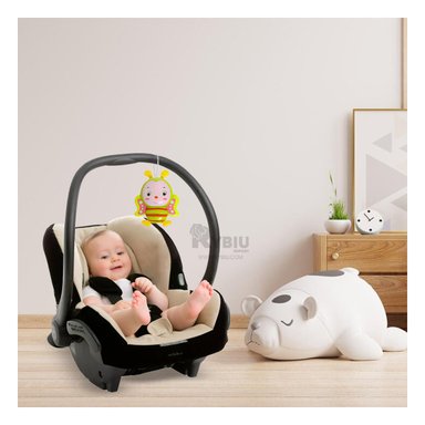 SONAJERO RYBIU JU29518 MUSICAL RELAJANTE EN VERDE LIMON + PAPEL REGALO