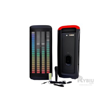 ALTAVOZ RYBIU VERSATIL EN NEGRO 8'' + REGALO LIGAS PEINAR KTS-1760 - 2