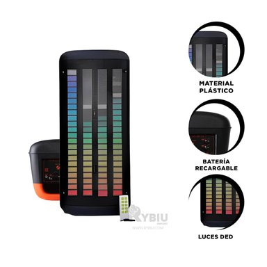 ALTAVOZ RYBIU VERSATIL EN NEGRO 8'' + REGALO LIGAS PEINAR KTS-1760 - 3