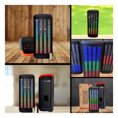 ALTAVOZ RYBIU VERSATIL EN NEGRO 8'' + REGALO LIGAS PEINAR KTS-1760 - 4
