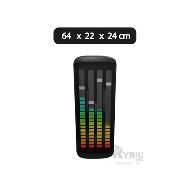 ALTAVOZ RYBIU VERSATIL EN NEGRO 8'' + REGALO LIGAS PEINAR KTS-1760 - 5