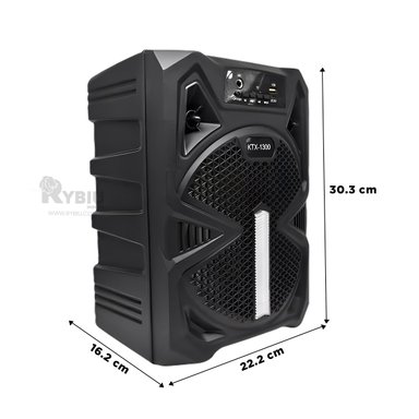 PARLANTE RYBIU COMPACTO MICRONICS KILLER MIC EN NEGRO KTX-1300 - 5