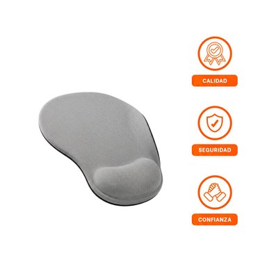MOUSE PAD RYBIU TE31600 ALFOMBRILLA COLOR GRIS + LIGAS REGALO - 3