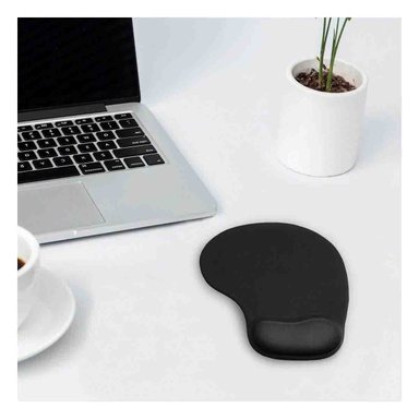 PAD NEGRO PEQUENO CON GEL SUAVE Y ESTILO MINIMALISTA - 2