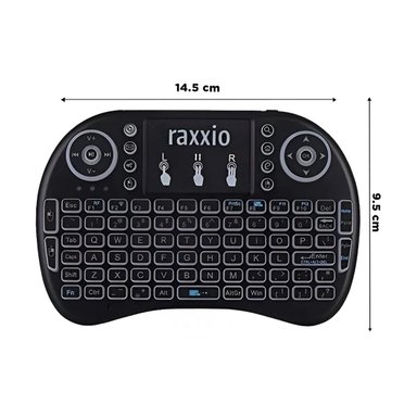 TECLADO BLUETOOTH RYBIU INALÁMBRICO CON LUCES EN COLOR NEGRO TE31589 - 4