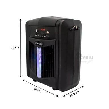 BOCINA RYBIU KTX-1205 BLUETOOTH EN 6.5 PULG LIVING ROOM + REGALO STICKERS - 5