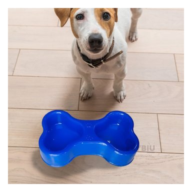 COMEDERO PERRO Y GATO MA31295 RYBIU DUAL PET AZUL + GIFT MINIAGENDA