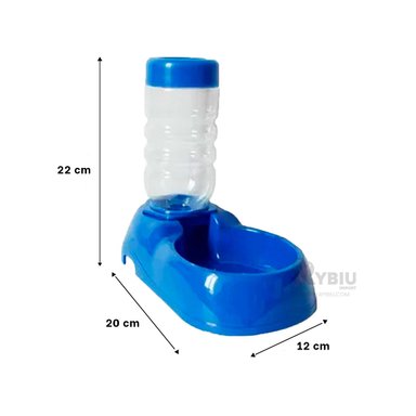 ESTACION PERRO Y GATO MA31107 RYBIU MODERNA AZUL + LIGAS REGALO