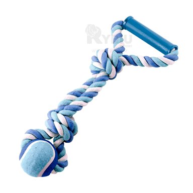 SOGA PERROS MA31368 CORDON RESISTENTE TENNIS AZUL + LIGAS REGALO RYBIU