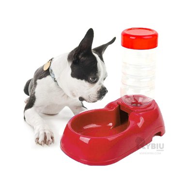 DISPENSADOR PERRO Y GATO MA31108 RYBIU INTELIGENTE MASCOTAS ROJO + PAPEL REGALO