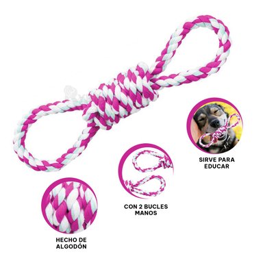 SOGA RYBIU MA31098 DINAMICA PERROS ROSADO + GIFT STICKERS