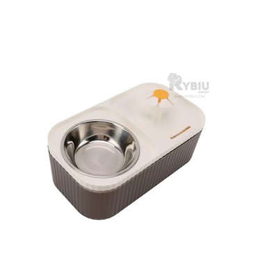 PLATO GATO MA31405 RYBIU CON DOS FUENTES BLANCO + POST-IT ADHESIVOS