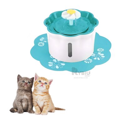 BEBEDERO PERRO Y GATO MA31420 RYBIU DIVERTIDO PERRITOS VERDE + GIFT MINIAGENDA