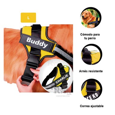 CORREA PERROS MA30957 RYBIU PASEO L AMARILLO + ENVOLTORIO REGALO