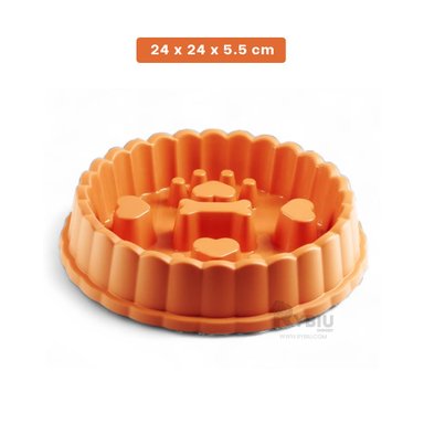 PLATILLO PERRO MA31316 RYBIU MULTIFUNCIONAL AMARILLO + LIGAS REGALO