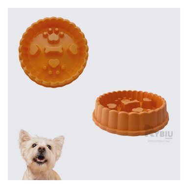PLATO PERRO MA31316 RYBIU COMPACTO NARANJA + PAPEL REGALO