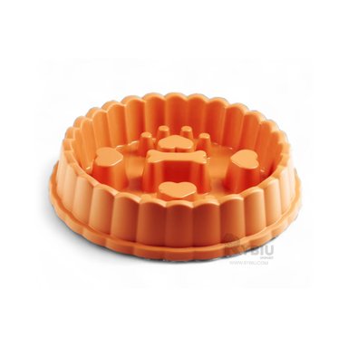 PLATO PERRO MA31316 RYBIU COMPACTO NARANJA + PAPEL REGALO - 4