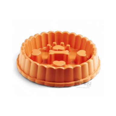 PLATILLO PERRO MA31316 RYBIU DISEÑO ZANAHORIA NARANJA + POST-IT ADHESIVOS - 4