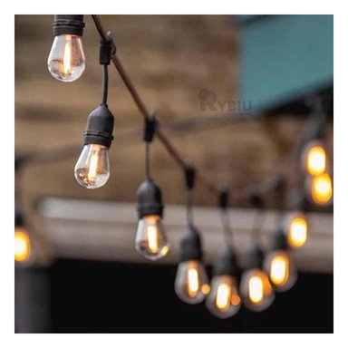 LUCES RYBIU TE32087 NEGRO GUIRNALDA LUMINARIA 10 FOQUITOS + REGALO STICKERS