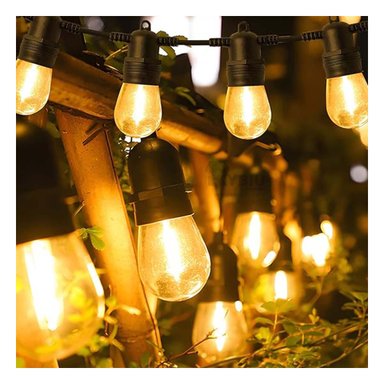 LUCES RYBIU TE32087 NEGRO GUIRNALDA FASCINANTE 10 FOCOS + REGALO AGENDITA