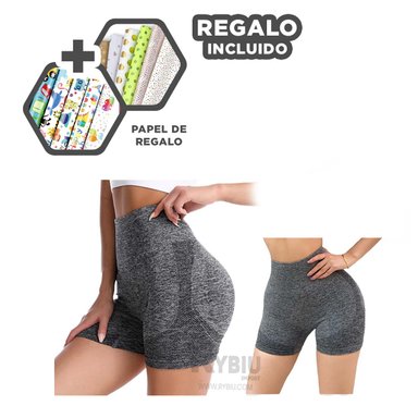 CONJUNTO YOGA MUJER RYBIU DE33247 PLATA LIGERA EJERCITAR PLOMO + GIFT STICKERS - 4