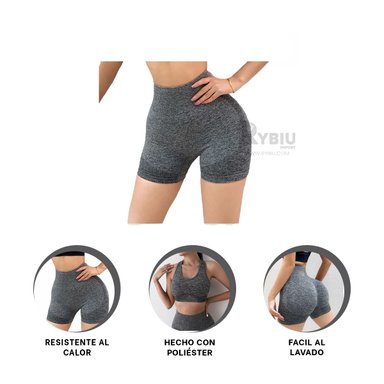 CONJUNTO YOGA MUJER RYBIU DE33247 PLATA IDEAL MOVIMIENTOS PLOMO + GIFT MINIAGENDA - 2