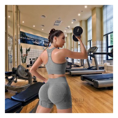 CONJUNTO YOGA MUJER RYBIU DE33247 PLATA RESISTENTE FLEXIBILE PLOMO + REGALO AGENDITA