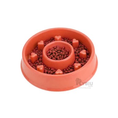 PLATILLO PERRO Y GATO MA31307 RYBIU DINAMICO ROJO + LIGAS REGALO