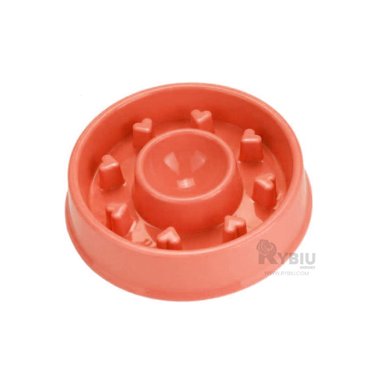 PLATILLO PERRO Y GATO MA31307 RYBIU MULTIFUNCIONAL ROJO + REGALO LIGAS PEINAR