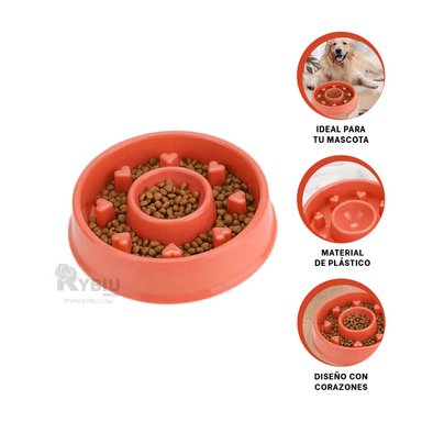 COMEDERO PERRO MA31307 RYBIU IDEAL ROJO + REGALO AGENDITA