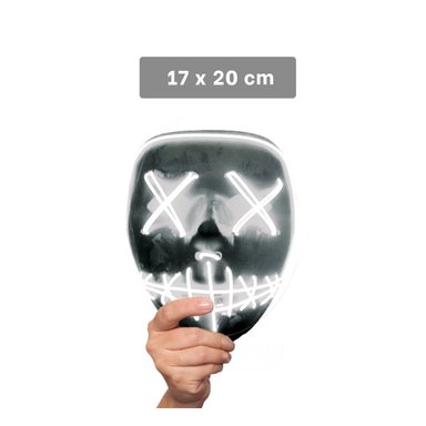 MASCARA RYBIU FI32676 BLANCO CARETA SORPRENDENTE + LIGAS REGALO - 4