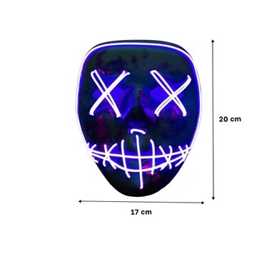 MASCARAS RYBIU FI32677 AZUL MASCARA VERSATIL + REGALO STICKERS - 4